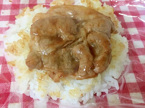 照り焼き肉のおにぎり☆